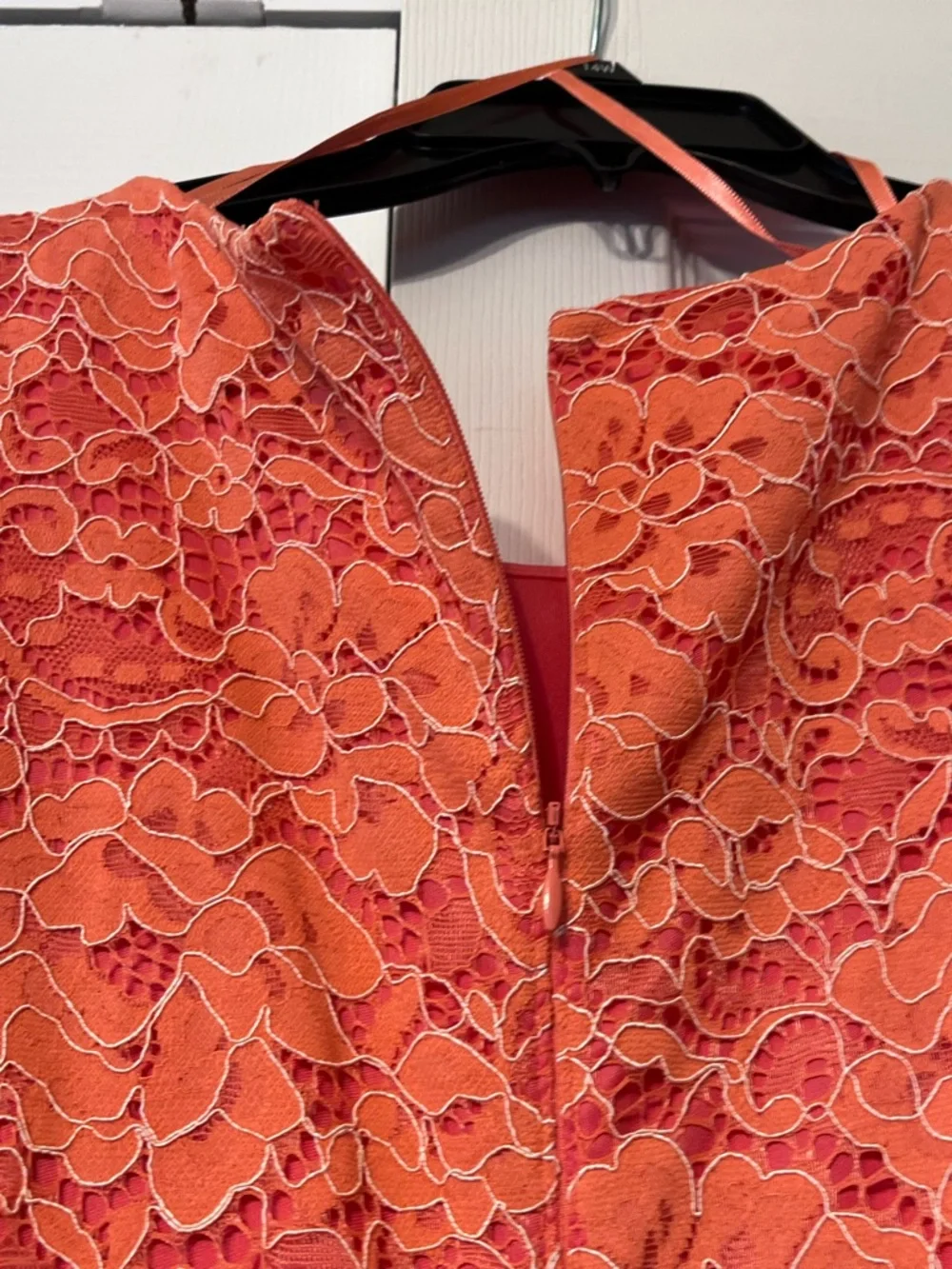 Jessica Howard coral  Lace Midi Dress - Picture 5 of 5